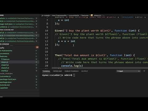 Cucumber JS - BDD Testing in JavaScript - Crash course | tutorial in NodeJS