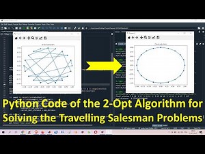 Python Code of the 2-Opt Algorithm for Solving the Travelling Salesman Problems (TSP)
