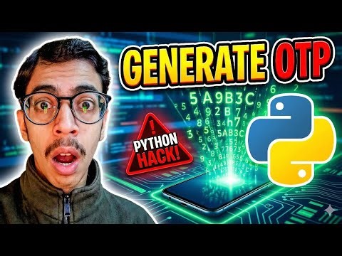 Generate OTP using Python 🐍