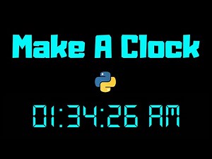 Make a Clock using Python | Python Project