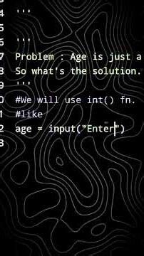 Python Numbers & int() Explained | Fix Beginner Mistake #codejourney #correctcoding #facts