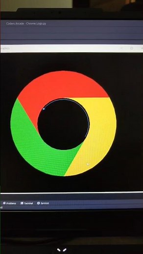 Chrome Browser Logo Using Python #coding