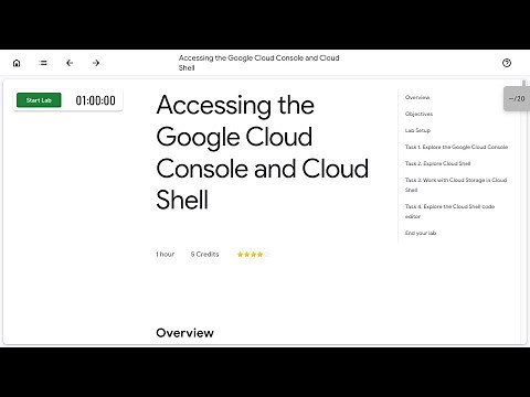 Accessing the Google Cloud Console and Cloud Shell