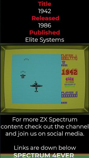 1942 #zxspectrum #retrogaming #retrocomputing #youtubeshorts
