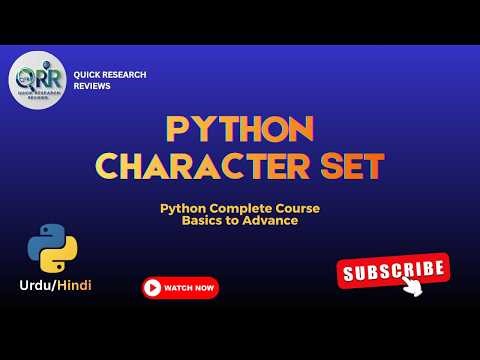 Python Character Set | Understanding Characters, ASCII & Unicode in Python (Urdu /Hindi)