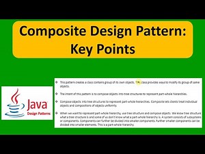 Composite Design Pattern: Key Points
