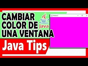 ► 5. 🔴【JAVA TIPS】Cambiar COLOR 🎨 de FONDO de un JFRAME │BACKGROUND COLOR │Java Tutorial