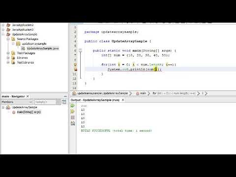 JAVA Update Elements of Array using for loop