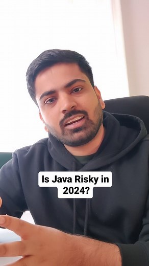 Anuj Kumar Sharma on Instagram: "Is Java Risky in 2024? 🍎🚀✅ Java has been a very popular programming language for the last 2 decades and it is still dominating the tech market. #java #coding #codingshuttle"