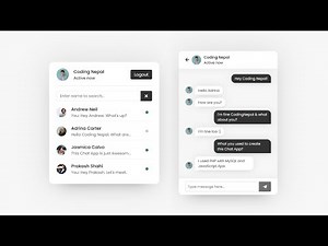 Chat Application using PHP with MySQL & JavaScript
