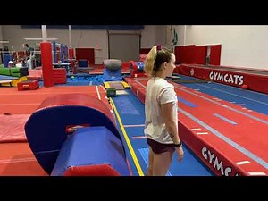 Steps in teaching back handsprings