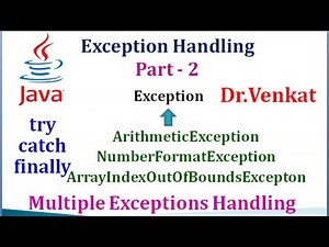 Exceptions in Java | Exception Handling Part-2 | try | catch | finally | Exception Types | #Java