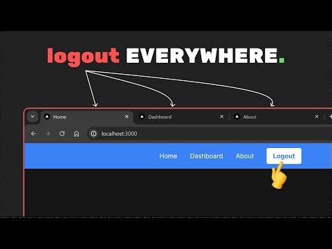 Automatically logging out of multiple tabs in Next.js
