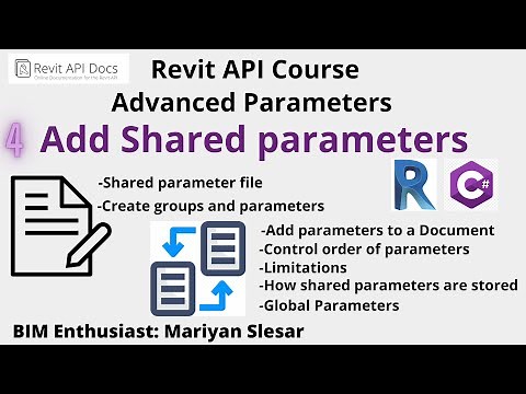 Advanced Parameters Course in Revit API | Add Shared Parameters