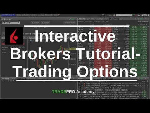 Interactive Brokers Tutorial- Options trading with IB