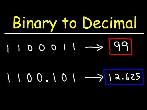 How To Convert Binary To Decimal - Computer Science