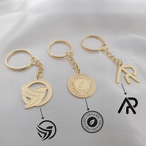 Custom Logo Keychain • Logo Keychain Charm • Company Logo Gifts • Business Logo Keychain • Corporate Gifts With Logo • Your Brand Keychain - Etsy