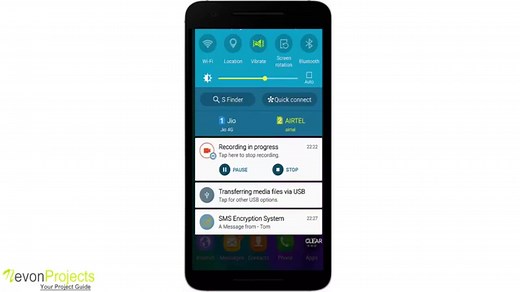 Android Based Encrypted SMS System