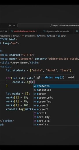 Accessing items in an Array | JavaScript | Programming in the age of AI #coding #programming #ai