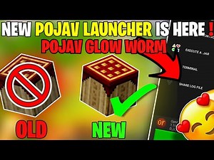 Best New Minecraft Launcher For Android 🔥 | New Minecraft Java Launcher 💀 | Pojav Glow Worm |