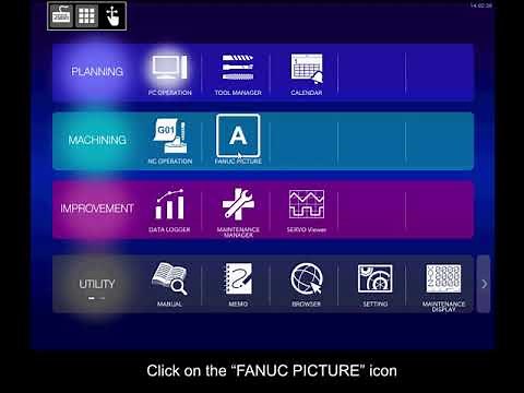 How to create custom screens on the CNC? With FANUC Picture!