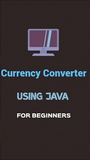 "Currency Converter in Java! 💱 Easily switch between currencies "#JavaProgramming #currencyconverter