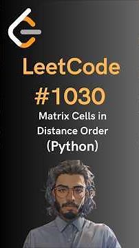 LeetCode#1030 Matrix Cells in Distance Order - Python