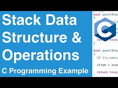 Stack Data Structure And Operations | C Programming Example