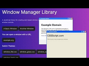 Build Draggable & Resizable Windows with JavaScript