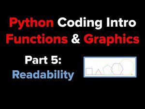 Intro to Python Functions using Turtle Graphics (Part 5)