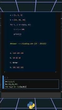 Python Coding Challenge ID 291125