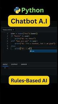 Simple Python Chatbot | Rule-Based AI Example | Python Tutorial