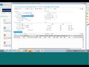 Infor LN Enter a Journal Voucher Through Transaction Entry