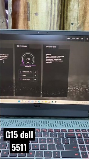 Dell G15 INCOMPATIBLE SOFTWARE DETECTED #dell #dellg15 #Alienware command centre ￼#warning