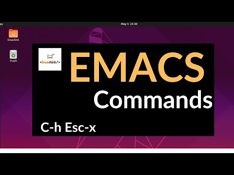 Emacs Commands, One by One Tutorial