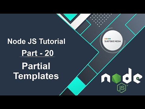 Node JS Tutorial - Partial Templates