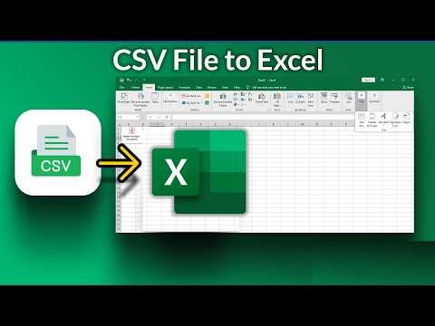 How to Convert CSV File to Excel online