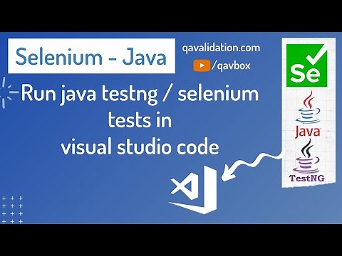 Create maven java project in VSCode and run testNG tests | testng.xml