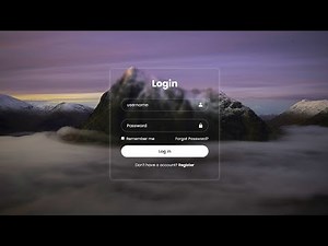 Login Form Tutorial with HTML & CSS