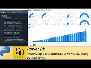 Power BI: Visualizing Basic Statistics in Power BI, Using Python Script