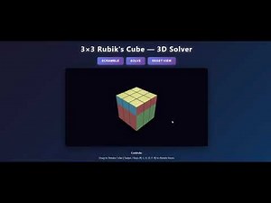 Mind-Blowing 3D Rubik’s Cube Game in HTML CSS JS | Solve It If You Can! 🧠🔥
