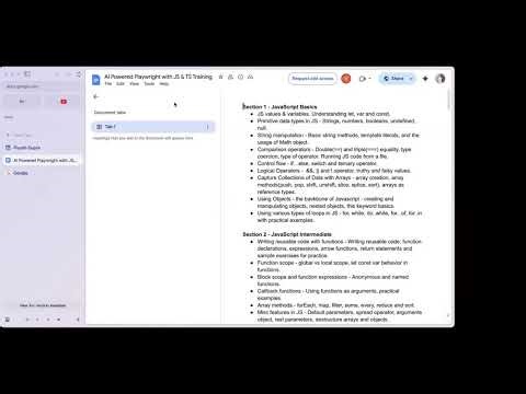 Playwright & JavaScript