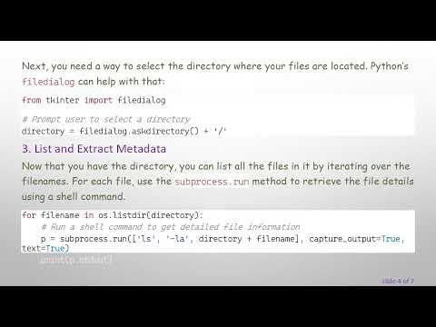 Getting File Metadata in Python