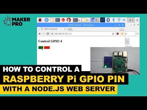 Control Raspberry Pi GPIO Pin with Node.js