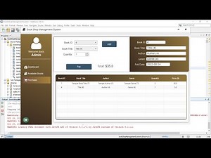 JavaFX Project - Book Shop Management System with Source Code and Video Tutorials
