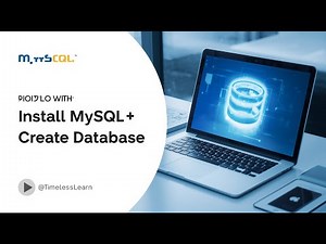 LESSON 1 | Installing MySQL and creating Database | MySQL for beginners