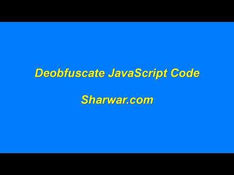 How to deobfuscate javascript code