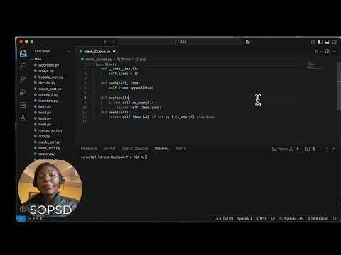 Week 7 : Stacks and Queues Data Structure Implementation In Python
