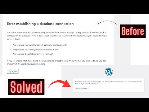Fixing Error Establishing a Database Connection - Step-by-Step Guide
