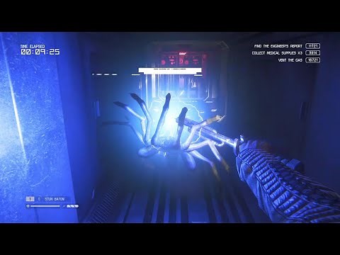 Alien Isolation - Crawl Space (facehuggers) - no flamer, no preparation (Ricardo)